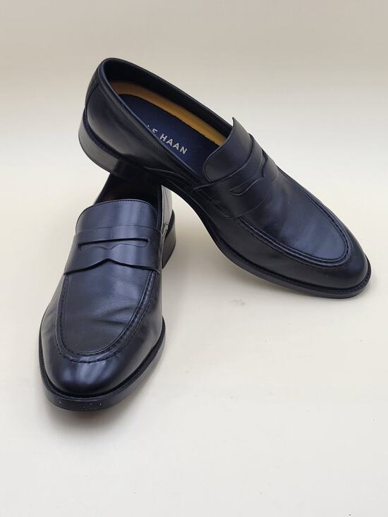 Cole Haan Grand Black Leather Penny Loafers Dress Shoes Mens Size 10.5 M C33223 main image 9
